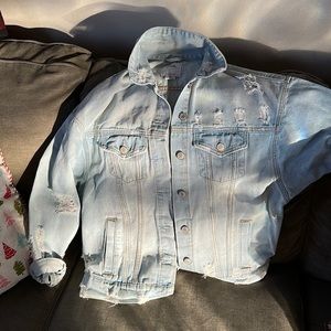 IRIS Destructed Jean Jacket